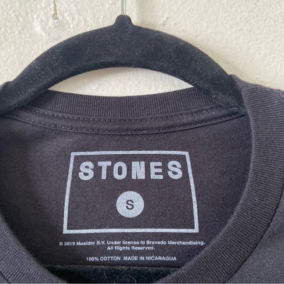 👅SOLD👅 Rolling Stones No Filter 2019 Logo Black Concert Band Tee | Small - Picture 3 of 4
